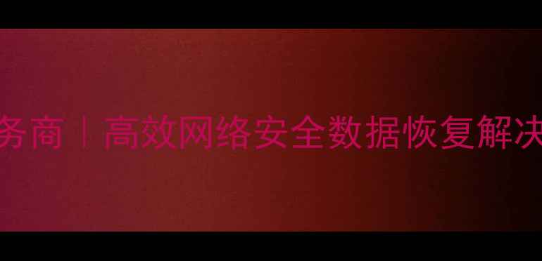 图片 嘉兴专业数据恢复服务商｜高效网络安全数据恢复解决方案（24小时服务）
