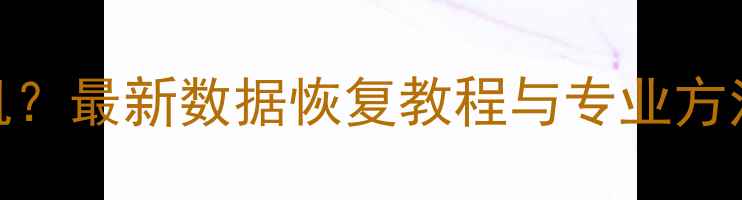 图片 固态硬盘损坏无法开机？最新数据恢复教程与专业方法（附详细操作步骤）