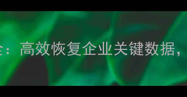图片 大连专业数据恢复服务流程全：高效恢复企业关键数据，权威解决方案保障信息安全1