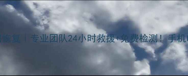 图片 天视通硬盘数据恢复｜专业团队24小时救援+免费检测！手机电脑硬盘全搞定
