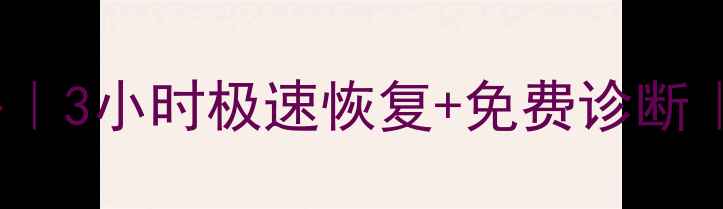 图片 宁波MacBook数据恢复全攻略｜3小时极速恢复+免费诊断｜专业团队守护你的数字生活