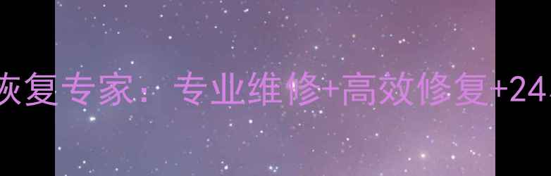 图片 宝鸡执法仪数据恢复专家：专业维修+高效修复+24小时应急服务全1