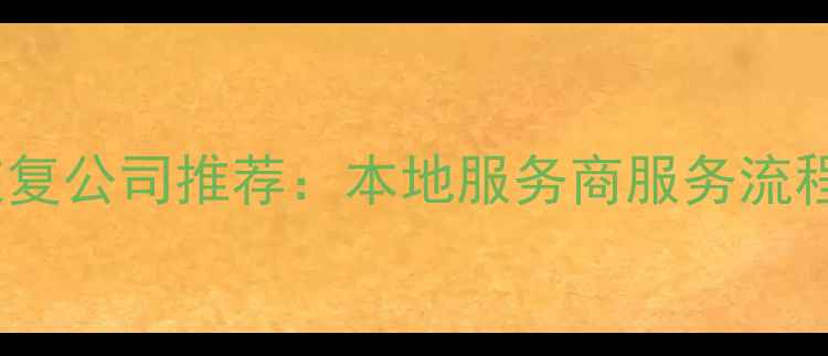 图片 宾阳专业数据恢复公司推荐：本地服务商服务流程与成功案例全1