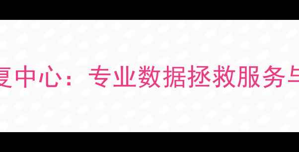 宾阳硬盘数据恢复中心专业数据拯救服务与应急解决方案全