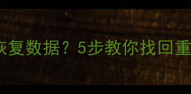图片 小米手机无存储卡如何恢复数据？5步教你找回重要文件（附详细教程）2