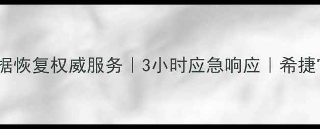山东希捷硬盘数据恢复权威服务3小时应急响应希捷官方认证实验室