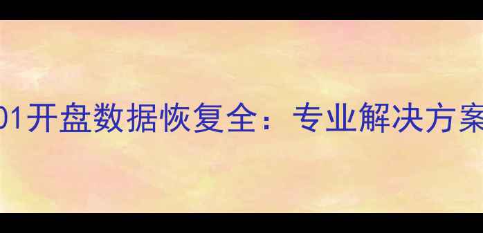 希捷ST2000DM001开盘数据恢复全专业解决方案与成功率保障