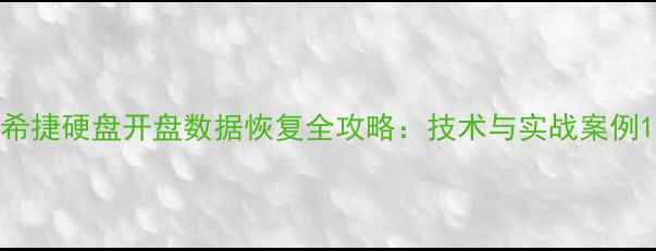 图片 希捷硬盘开盘数据恢复全攻略：技术与实战案例1