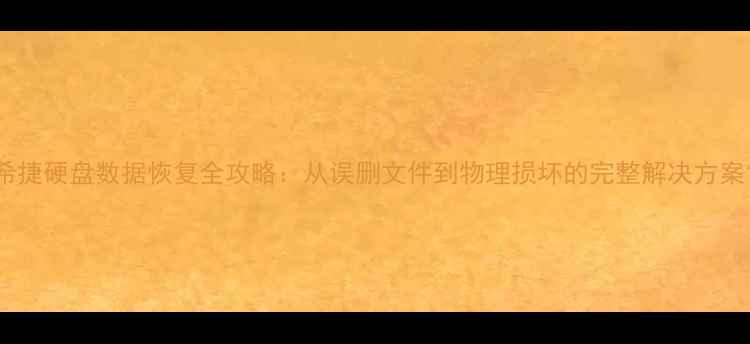 希捷硬盘数据恢复全攻略从误删文件到物理损坏的完整解决方案