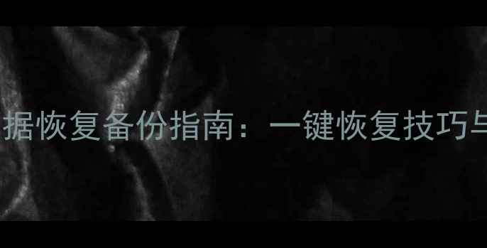 希捷硬盘数据恢复备份指南一键恢复技巧与防丢攻略