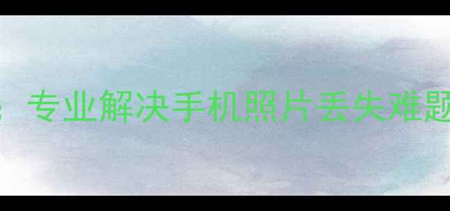 图片 手机照片数据恢复公司：专业解决手机照片丢失难题的7种方法与选择指南1