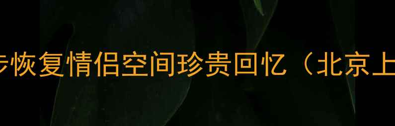 图片 手机相册误删必看！三步恢复情侣空间珍贵回忆（北京上海专业数据恢复案例）2