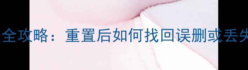 图片 手机重置后SD卡数据恢复全攻略：重置后如何找回误删或丢失的文件（附详细步骤）1