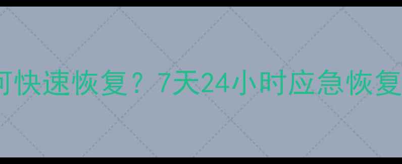 图片 数据回调中断如何快速恢复？7天24小时应急恢复指南及常见问题1