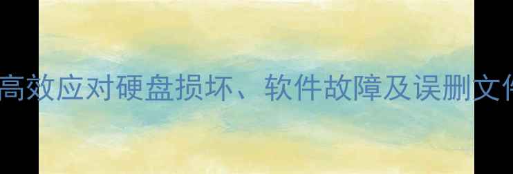 数据恢复专业指南高效应对硬盘损坏软件故障及误删文件的全流程解决方案