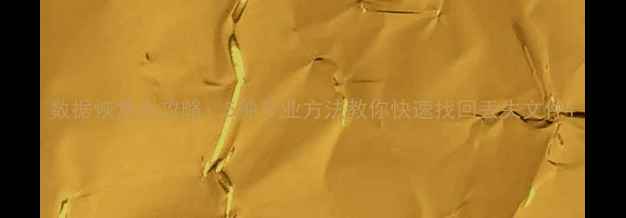 图片 数据恢复全攻略：5种专业方法教你快速找回丢失文件1