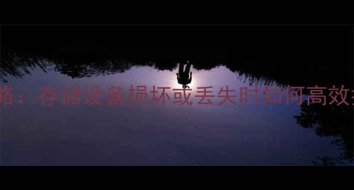 数据恢复全攻略存储设备损坏或丢失时如何高效找回重要文件