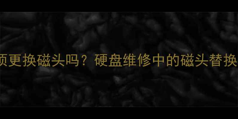 图片 数据恢复必须更换磁头吗？硬盘维修中的磁头替换流程与成本1