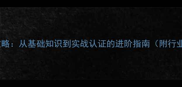 图片 数据恢复技能全攻略：从基础知识到实战认证的进阶指南（附行业权威认证体系）1