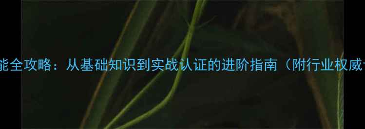 图片 数据恢复技能全攻略：从基础知识到实战认证的进阶指南（附行业权威认证体系）2