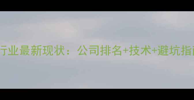 图片 数据恢复行业最新现状：公司排名+技术+避坑指南全攻略1