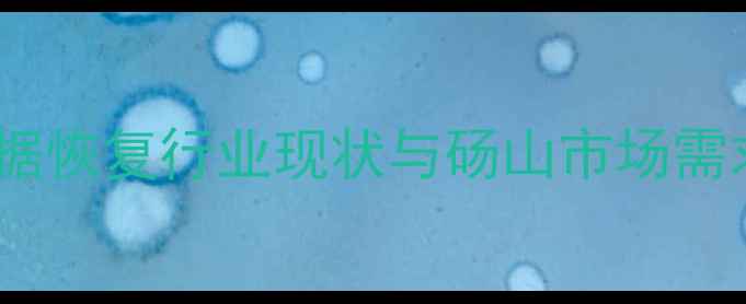 图片 数据恢复行业现状与砀山市场需求1