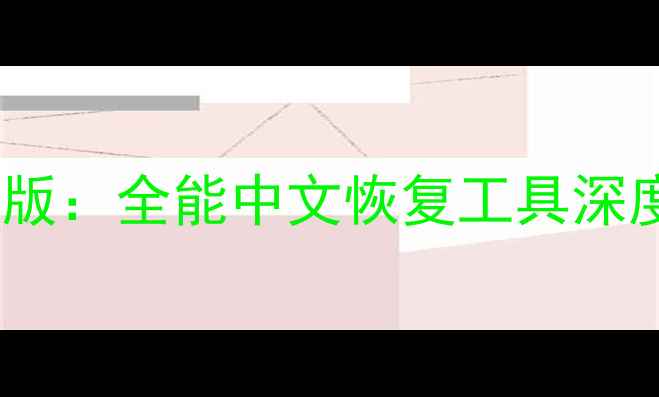 图片 数据恢复软件最新版：全能中文恢复工具深度评测与免费教程2