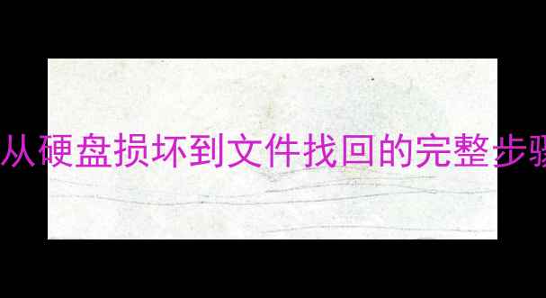 数据恢复难度大从硬盘损坏到文件找回的完整步骤指南附案例