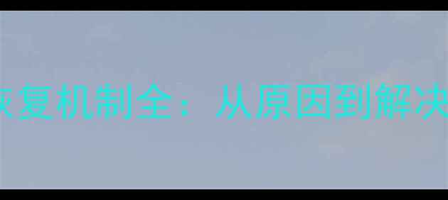 图片 数据错误修复与恢复机制全：从原因到解决方案的完整指南2