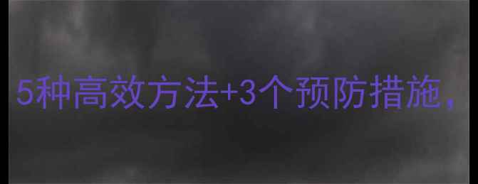 文件未保存怎么恢复数据5种高效方法3个预防措施电脑小白也能轻松搞定