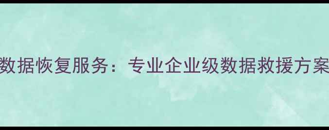 图片 新建区服务器数据恢复服务：专业企业级数据救援方案（电话：-X）