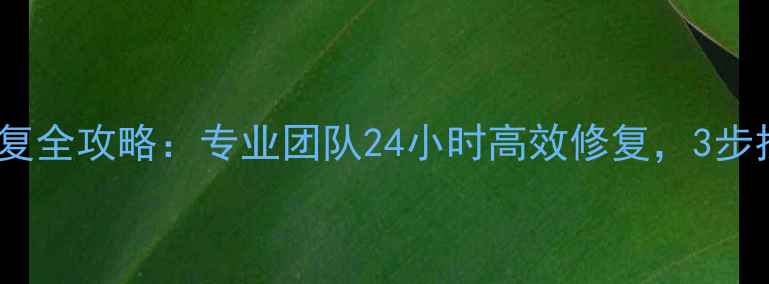 图片 无人深空建筑数据恢复全攻略：专业团队24小时高效修复，3步找回你的虚拟世界！2