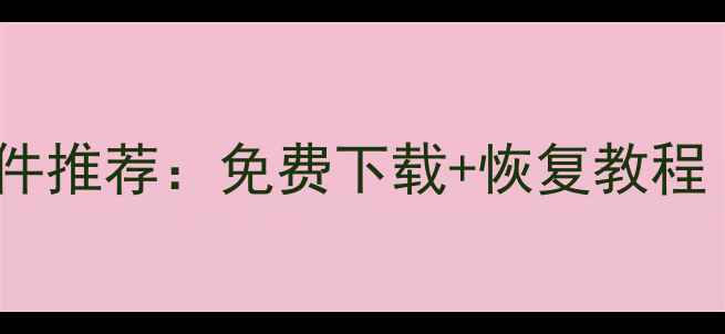 图片 最佳数据恢复软件推荐：免费下载+恢复教程（附详细测评）2