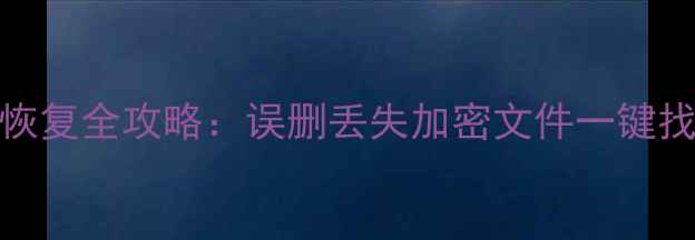 图片 权威指南OPPO手机数据恢复全攻略：误删丢失加密文件一键找回（附免费软件推荐）
