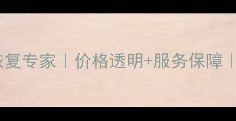 图片 杭州硬盘数据恢复专家｜价格透明+服务保障｜最快2小时响应