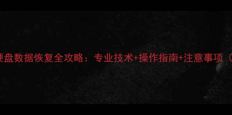 图片 极光固态硬盘数据恢复全攻略：专业技术+操作指南+注意事项（最新版）1