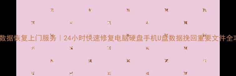 柳州数据恢复上门服务24小时快速修复电脑硬盘手机U盘数据挽回重要文件全攻略