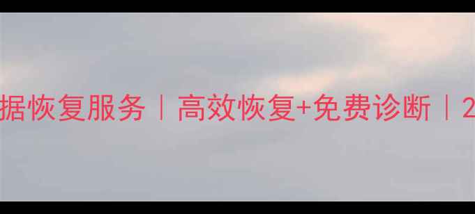 武汉专业硬盘数据恢复服务高效恢复免费诊断24小时应急处理