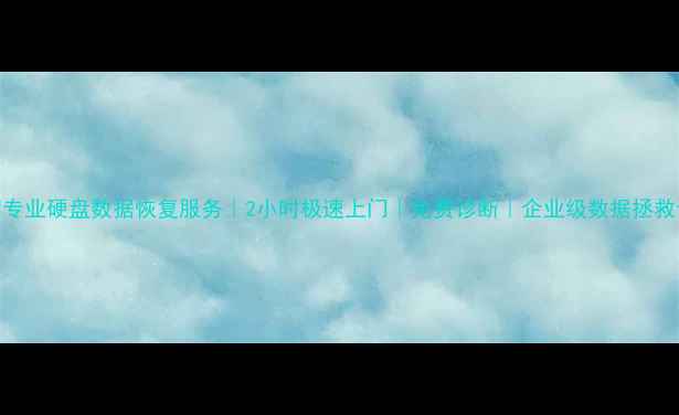 沈阳专业硬盘数据恢复服务2小时极速上门免费诊断企业级数据拯救专家