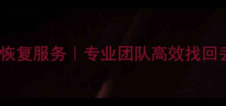 图片 沛县监控数据恢复服务｜专业团队高效找回丢失视频文件2