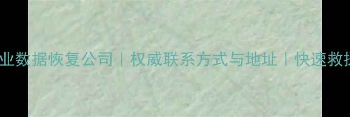 图片 泊头专业数据恢复公司｜权威联系方式与地址｜快速救援服务1