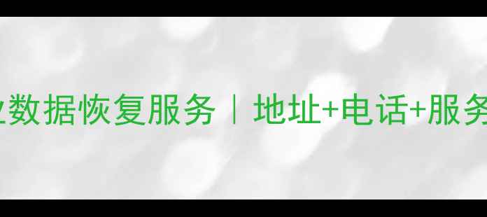 图片 泗洪专业数据恢复服务｜地址+电话+服务范围全1