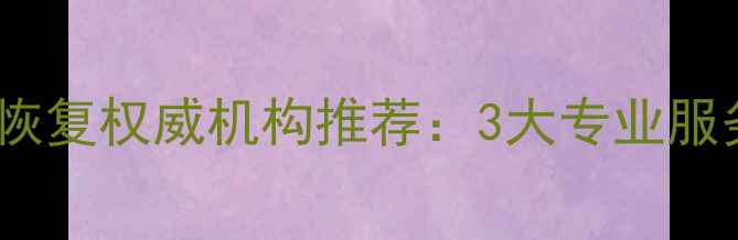 图片 泰安手机数据恢复权威机构推荐：3大专业服务及选择指南2