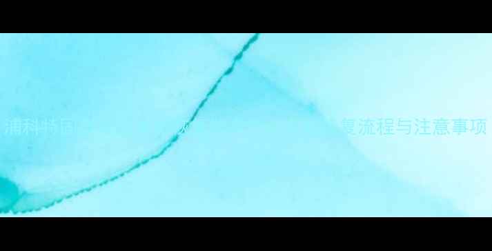 图片 浦科特固态硬盘数据恢复技术全：专业修复流程与注意事项