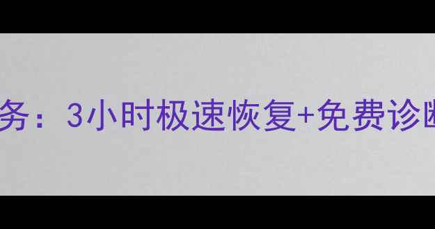 图片 淄博专业手机数据恢复服务：3小时极速恢复+免费诊断｜U盘微信照片恢复专家
