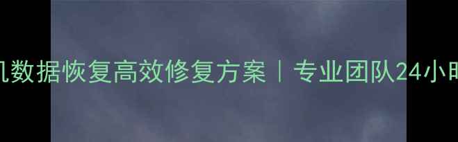 淄博虚拟机数据恢复高效修复方案专业团队24小时应急服务