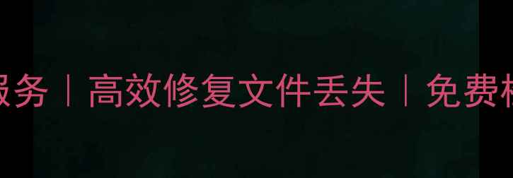 深圳专业U盘数据恢复服务高效修复文件丢失免费检测24小时应急处理