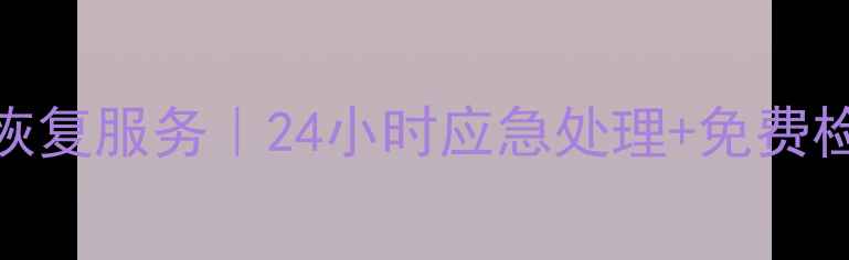 图片 深圳宝安专业硬盘数据恢复服务｜24小时应急处理+免费检测（含详细操作指南）