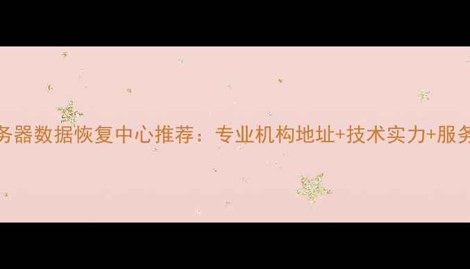 深圳服务器数据恢复中心推荐专业机构地址技术实力服务保障全