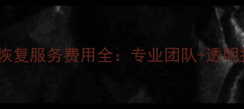 图片 烟台定制化数据恢复服务费用全：专业团队+透明报价+成功率保障